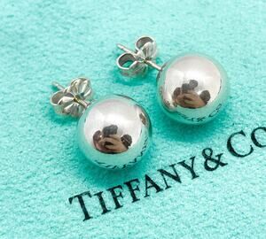 Tiffany & Co. Hardwear 10mm Bead Ball Stud Earrings Sterling Silver
